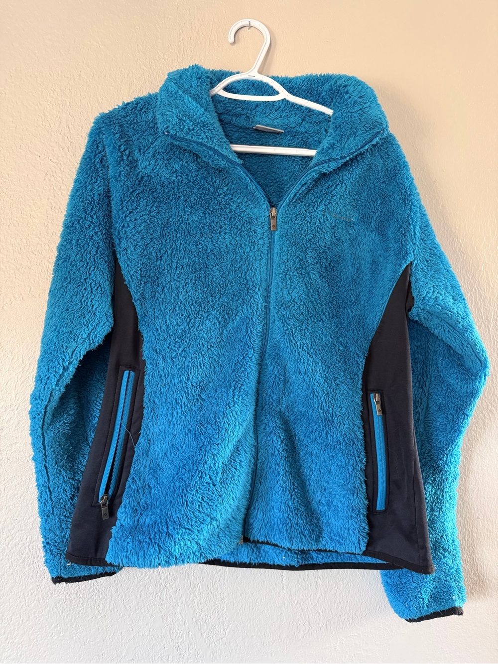 Columbia Woman’s Size XL High Pile Sherpa Full Zip Fleece Jacket Coat